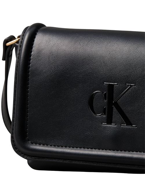Borsetta nera in poliuretano Calvin Klein | LV04F1027GUB1